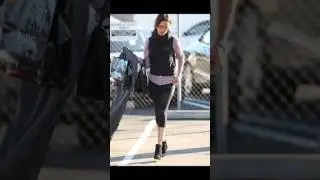 Zoe Saldana Shows off Her Pantyhose and Tights