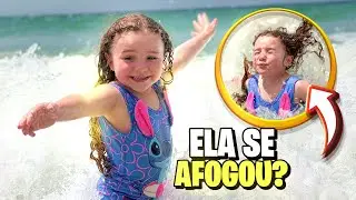 24 HORAS NA PRAIA COM A DIVA | *ela se afogou?*
