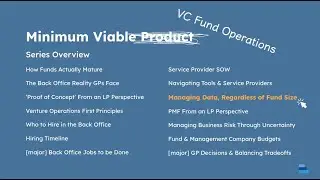 Managing Data, Regardless of Fund Size