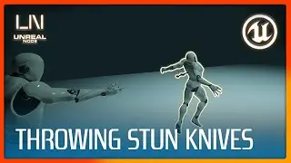 Unreal Engine 5 || Free-Flow Combat System Series|| Part-27 || Throwing Stun Knives