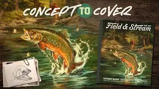 Создание обложки для совершенно нового журнала Field & Stream Journal