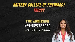 Krishna Pharmacy College Trichy Diploma D Pharm Course Distance Irregular Admission Details