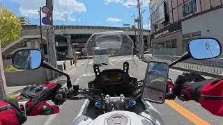 Japan Motorcycle Trip Day One Higashiosaka to Kochi Uncut 4K part 1