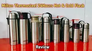 Milton Thermosteel Flask Review | Milton 24Hours Hot & Cold Flask | Flasks Unboxing