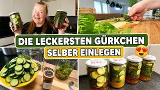Gürkchen selber einlegen - 4 leckere Sorten, die du im Supermarkt so nicht bekommst! | PrimaDina