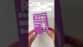 💫Rumi 💫Stationery Blind Box #kpopdemonhunters #rumi #blindbox