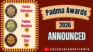 Padma Awards 2026| Current Affairs Series | Day -11 | Important questions of Banking and SSC exams