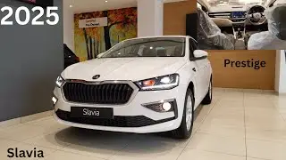 Skoda Slavia|2025 Top  Model Prestige😎Detail Review#viral  