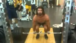 Gunner Miller power cleans 355. Chattanooga Football all time record