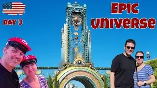 Day 3 - First Time FULL DAY at Epic Universe: All 5 Worlds + Epic Nighttime Experience! Nov 2025.