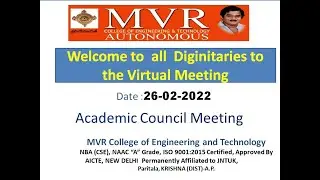 Academic Council Meeting 2 on 26 feb 2022