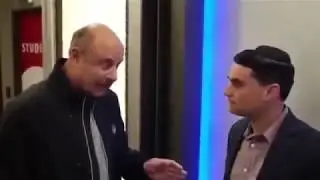 Ben Shapiro running away from Dr. Phil