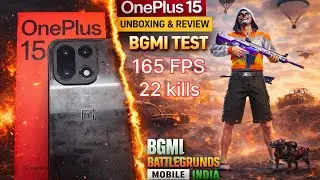 OnePlus 15 BGMI Gaming Test 🥵120/165 FPS Stable or Not hand game /oneplus |OnePlus 15 BGMI Gaming 😱🦾
