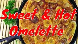 Здоровый вегетарианский рецепт / #КакПриготовитьОмлетВКарибскомСтиле / #ОмлетСПлантанами / #ОстрыйИСладкий