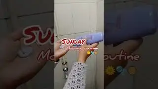 sunday morning 🫧🩵#minivlog #youtubeshorts #selfcaresunday #aestheic #dayinmylife