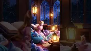 💫👑The Magical Bedtime Story Library | Princess Seraphina&rsquo;s Dream | 夢の図書館 | 梦幻图书馆 #cat #animation p16
