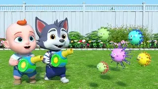 Enfrentamiento contra el virus | H&aacute;bitos saludables | Canciones Infantiles | Bebe Leo en Espa&ntilde;ol