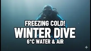 Winter Obstacle Course Training | Diving Budzisławskie Lake, Poland