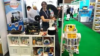 Taking my Droid to TCT 3D Printing Show with 3DFilaPrint | James Bruton