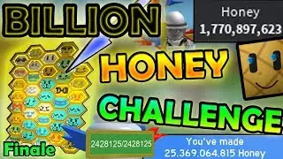 BILLION HONEY CHALLENGE!!! ( *FINAL* ) - Roblox bee swarm simulator