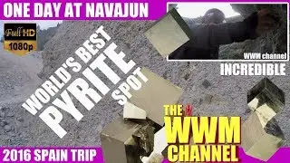 One Day at Navajun ! Wonderful Spain Mineral Pyrite Crystals Spot