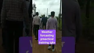 weather forcasting practical igkv.. raipur. #practicaltraining #weather