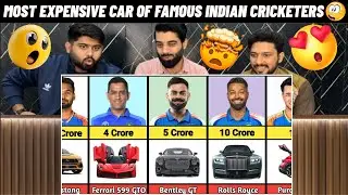 Pakistani Reaction on Indian Cricketers&rsquo; Most Expensive Cars | Luxury Garage | HumTeen Reacts 😲