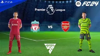 FC 24 PS4 - Liverpool vs Arsenal | Premier League 24/25