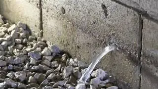 Fixing Water Seeping Through Basement Floor (Interior Waterproofing system)