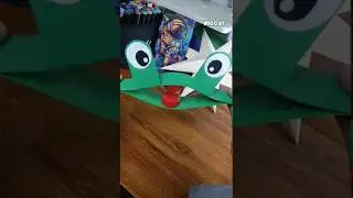 DIY Talking Frog Puppet| How to make paper frog| Paper craft Ideas