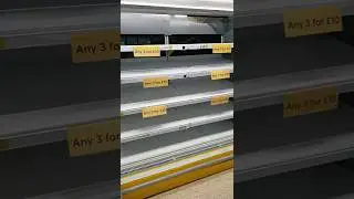 Panic Buying Empty Shelves at Glasgow UK Supermarkets March 2020