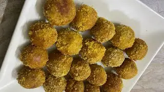 Easy and Delicious Chicken Cheese Balls by Amna&rsquo;s Pantry/چکن چیز بلز