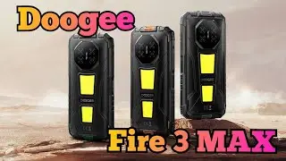 Новинка Doogee Fire 3 MAX, 8/256, NFC, 8350 mAh, Unisoc T7250. 