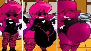Friday Night Funkin' VS Minus FAT Girlfriend, But GF ATE WAY TOO MUCH FOOD! (FNF MOD/HARD)