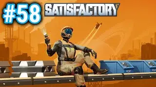 Satisfactory - Episode 58 - FICSMAS Day 22 - I Blueprinted Train Tracks And Set Up A New Railway!