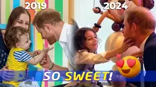 Как принц Гарри трогает сердца детей 💖🤴
