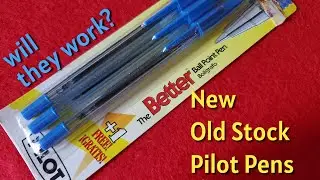 Pilot BP-S Fine Ballpoint Pens: a New Old Stock Pen Tryout