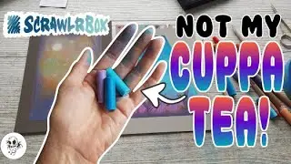 My Hate Relationship with SOFT PASTELS!! | JANUARY 2020 SCRAWLRBOX UNBOXING/CHALLENGE