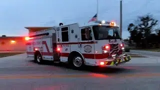 Engine 11 Responding + Tones -  Volusia County Fire Rescue