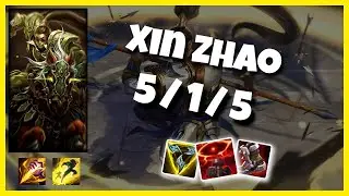 Xin Zhao vs Graves EU Challenger JUNGLE (5/1/5) Gameplay Replay - Patch 10.23