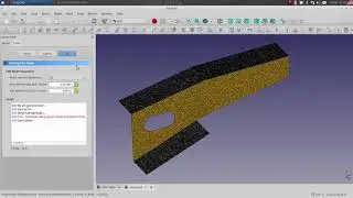 Freecad FEM 0.17 and CalculiX Launcher - Shell Elements