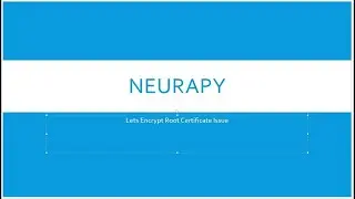 Lets Encrypt Root Certificate Issue resolved