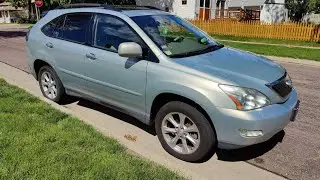Точки для напольного домкрата Lexus RX 2003-2009 (вариант с передним приводом)
