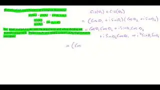 IB Complex Numbers Multiplication and Division of Complex Numbers In Polar Form 1