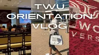 TWU orientation move-in VLOG