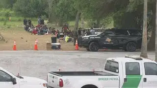 Homeland Security makes stop at Texas-Mexico border ahead of the lifting of Title 42
