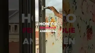 Fensterfolie blasenfrei verkleben 👀 So gehts #fensterfolie #sichtschutzfolie #howto #tutorial