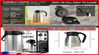 Best 10 thermal carafes of 2024 &ndash; Must See