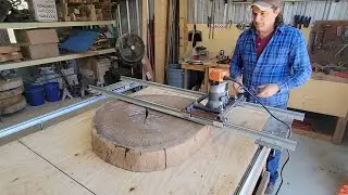 K-man Builds - DIY Homemade Router Sled 1st run