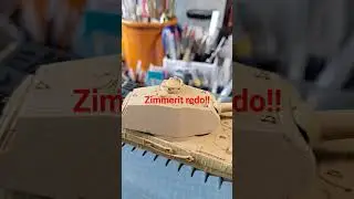 zimmerit tutorial perfectionist  #tankmodels #scalemodels
